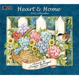 LANG Heart and Home Calendar 2025