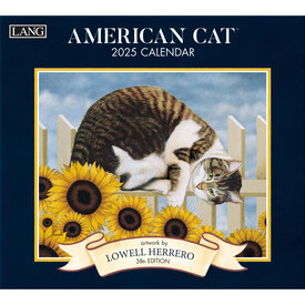 LANG American Cat Calendar 2025
