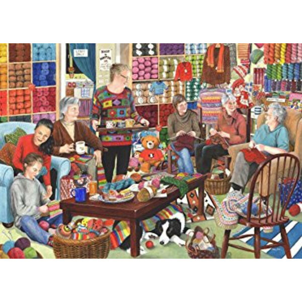 The House of Puzzles Knit and Natter Puzzle 1000 Pieces