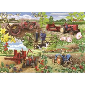 The House of Puzzles Farming Year Puzzel 1000 Stukjes