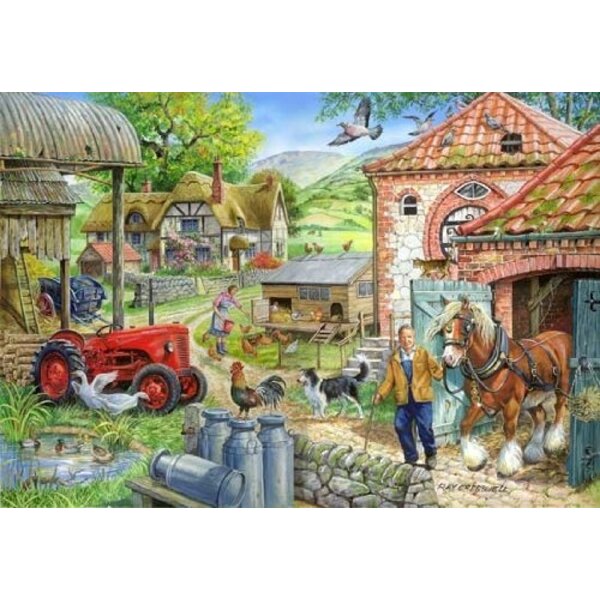 The House of Puzzles Manor Farm Puzzle 1000 Teile