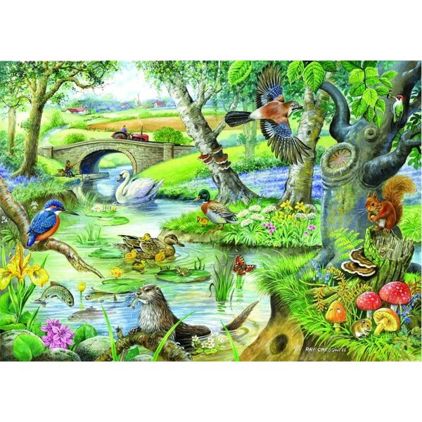 The House of Puzzles Tales Of The River Puzzle 500 Pieces XL