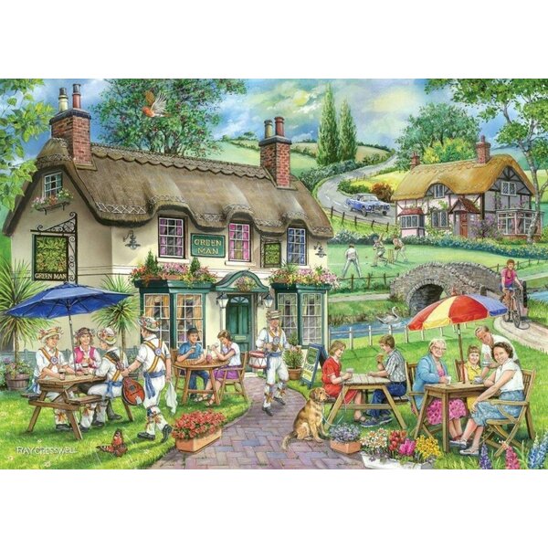 The House of Puzzles Grüner Mann Puzzle 500 Teile XL