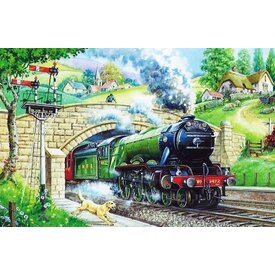 The House of Puzzles Train Spotting Puzzle 250 Pieces XL