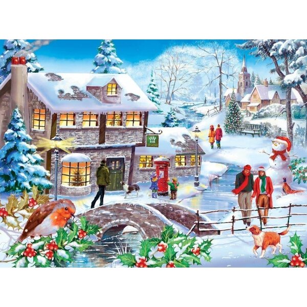 The House of Puzzles Winter Walk Puzzle 500 Pieces
