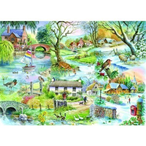The House of Puzzles All Seasons Puzzle 500 Teile