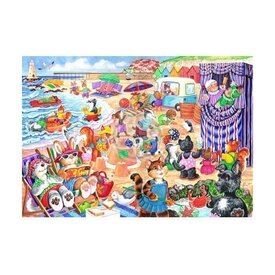 The House of Puzzles Am Meer Puzzle 80 Teile XL