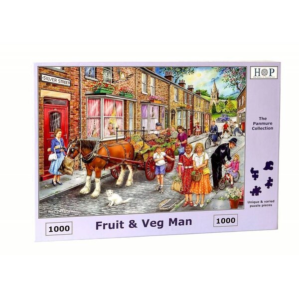 The House of Puzzles Obst & Gemüse Mann Puzzle 1000 Teile