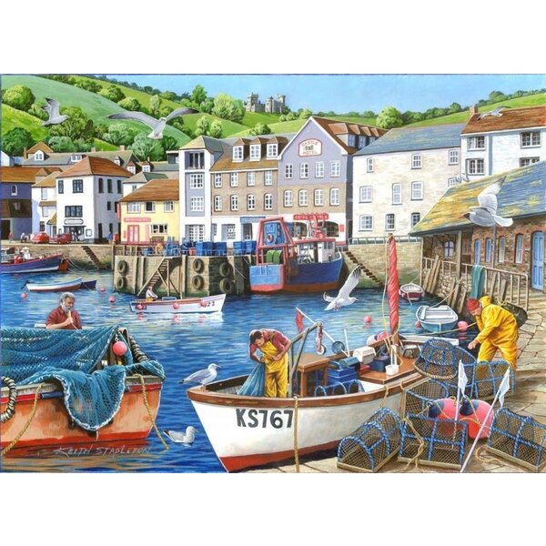 The House of Puzzles No.12 Busy Harbour Puzzel 1000 stukjes