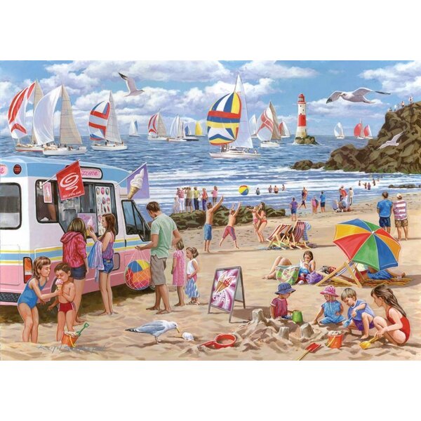 The House of Puzzles Regatta Day Puzzle 500 XL pieces