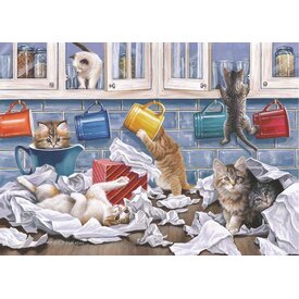 The House of Puzzles Kitty Litter Puzzle 250 XL pieces