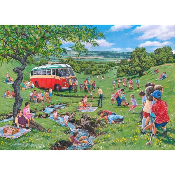 The House of Puzzles Sonntags-Picknick-Puzzle 250 XL-Teile