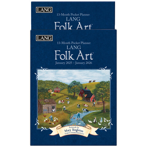 Folk Art Pocket Agenda 2025