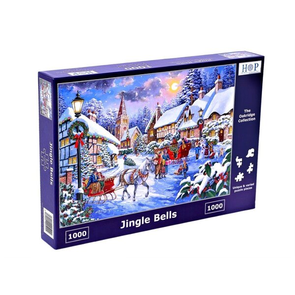 The House of Puzzles Jingle Bells Puzzel 1000 Stukjes