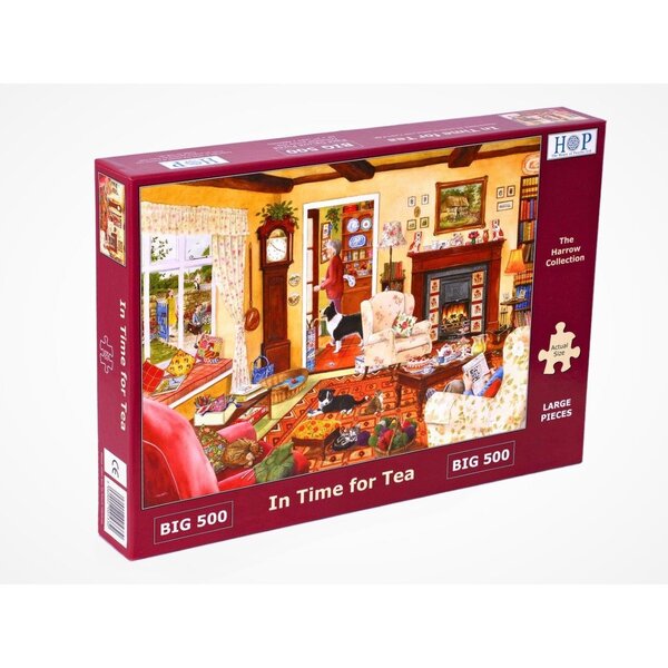 The House of Puzzles Rechtzeitig zum Tee Puzzle 500 XL-Teile