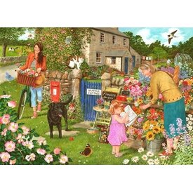 The House of Puzzles Pocketful of Posies Puzzle 1000 Pieces