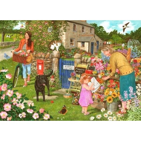 The House of Puzzles Pocketful of Posies Puzzle 1000 Pieces