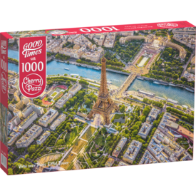 CherryPazzi View over Paris Eiffel Tower Puzzel 1000 Stukjes