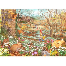 The House of Puzzles Snowdrop Walk Puzzle 500 XL pieces