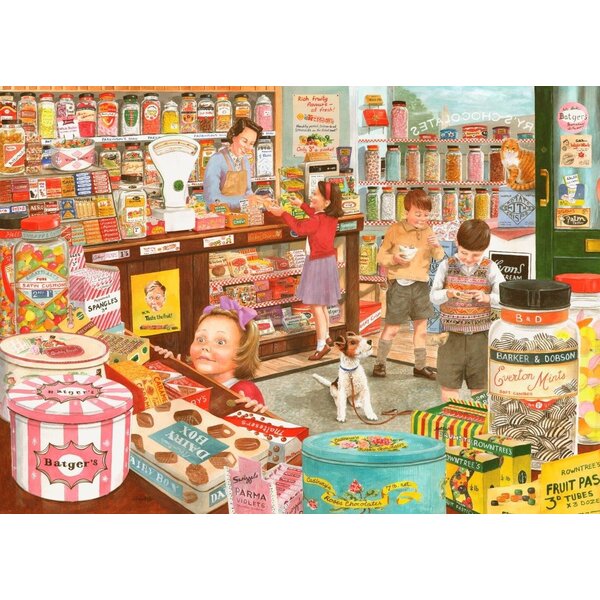 The House of Puzzles Thrupenny Bits Puzzle 500 XL pieces