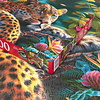 Liegendes Leopard Puzzle 500 Teile