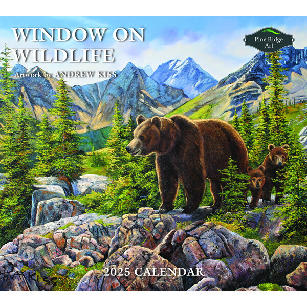 Pine Ridge Window on Wildlife Kalender 2025