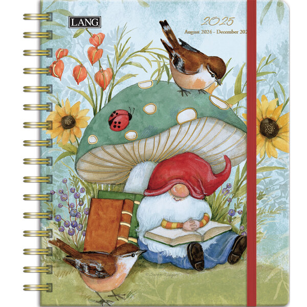 LANG Gnome Sweet Gnome Deluxe Planner 2025