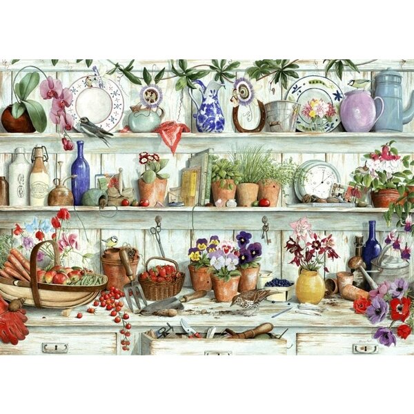 The House of Puzzles Posies und Produktpuzzle 500 XL-Teile