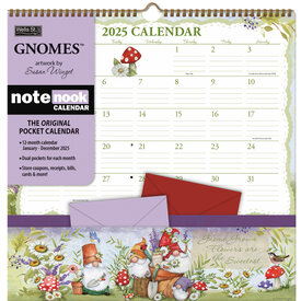  Gnomes Pocket Note Nook Calendar 2025