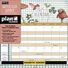 Watercolor Plan-It Wall Kalender (August 2024 - December 2025)