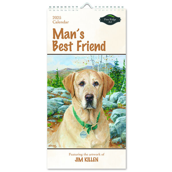 Pine Ridge Man's Best Friend Kalender 2025 Small