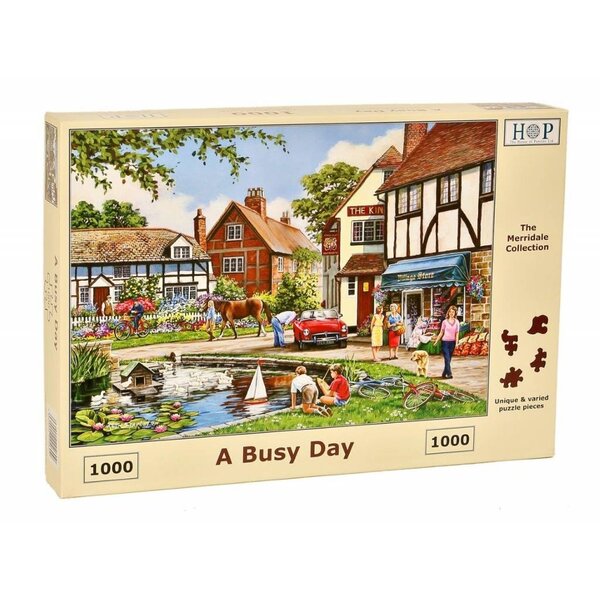 The House of Puzzles A Busy Day Puzzel 1000 stukjes