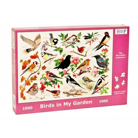 Birds in My Garden Puzzel 1000 stukjes