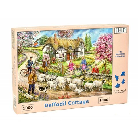 Daffodil Cottage Puzzle 1000 pieces