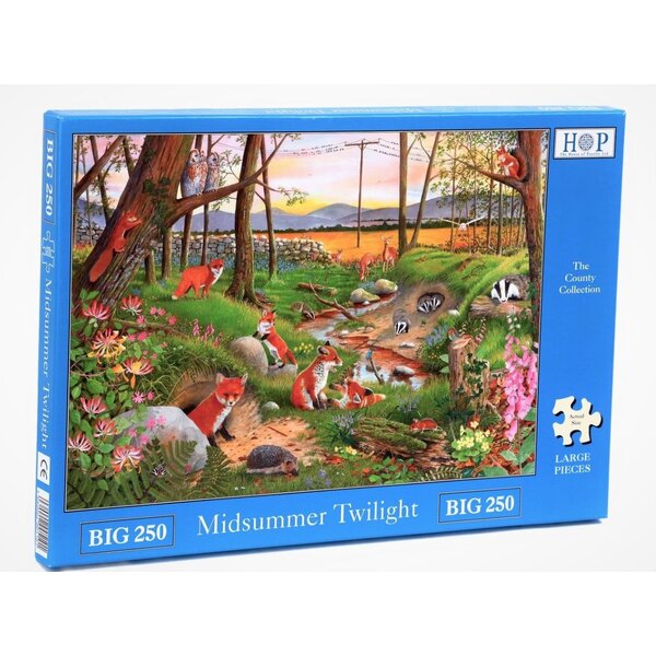 The House of Puzzles Mittsommer Dämmerung Puzzle 250 XL Teile