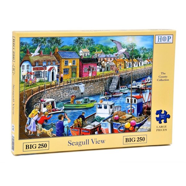 The House of Puzzles Möwe View Puzzle 250 XL Teile