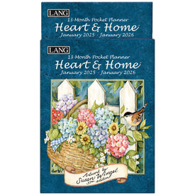 LANG Heart and Home Pocket Agenda  2025