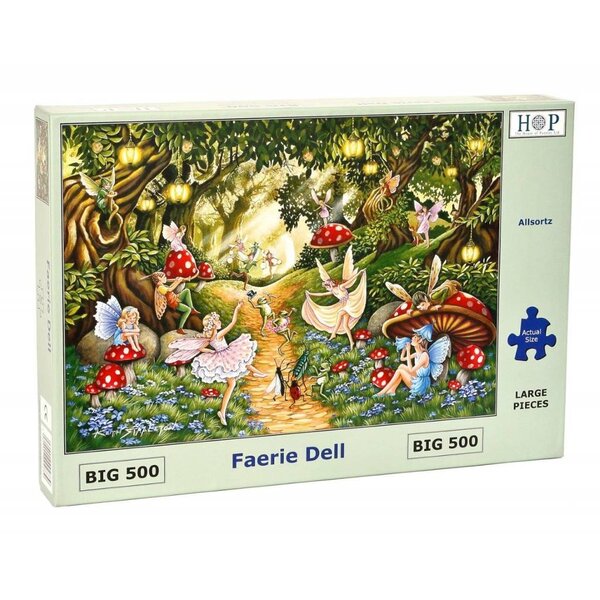 The House of Puzzles Faerie Dell Puzzle 500 XL pieces