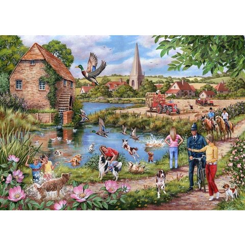 Doggy Paddle Puzzle 1000 Pieces