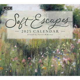LANG Soft Escapes Calendar 2025