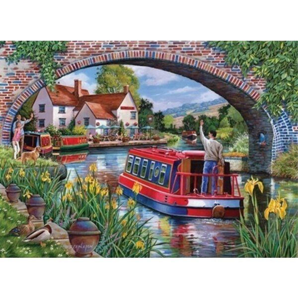 The House of Puzzles Over and Under Puzzle 500 XL Pieces