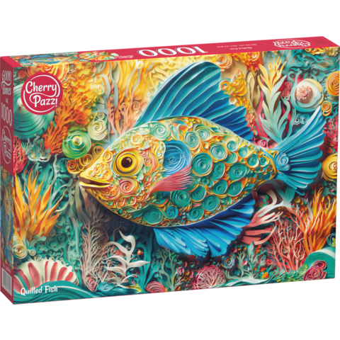 Quilled Fish Puzzle 1000 Pieces