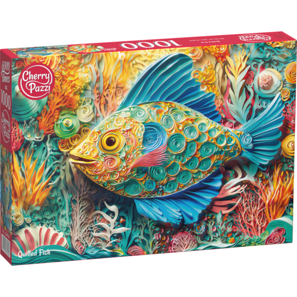 CherryPazzi Quilled Fish Puzzle 1000 Teile