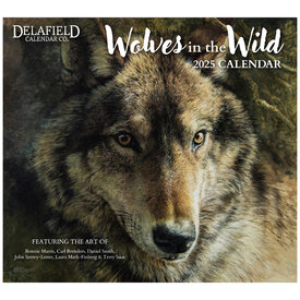  Wolves in the Wild Calendar 2025
