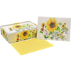 Watercolor Sunflower Notitiekaarten 14 stuks