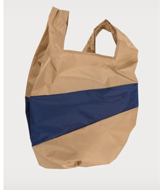 Susan Bijl Susan Bijl The New Shopping Bag Camel&Navy L