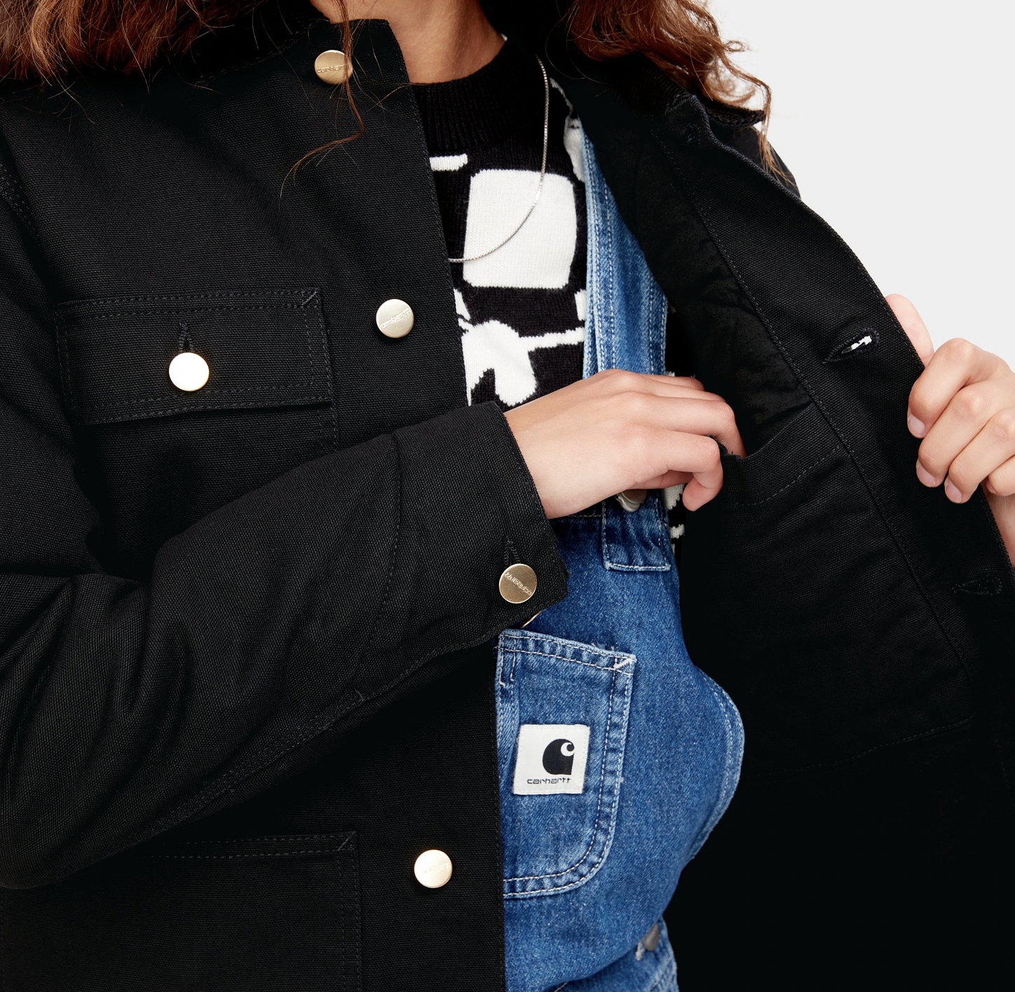 Carhartt W' Irving Coat Black - Studio 