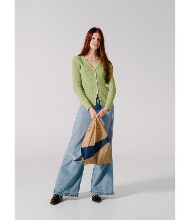 The New Shopping Bag M Camel&Navy