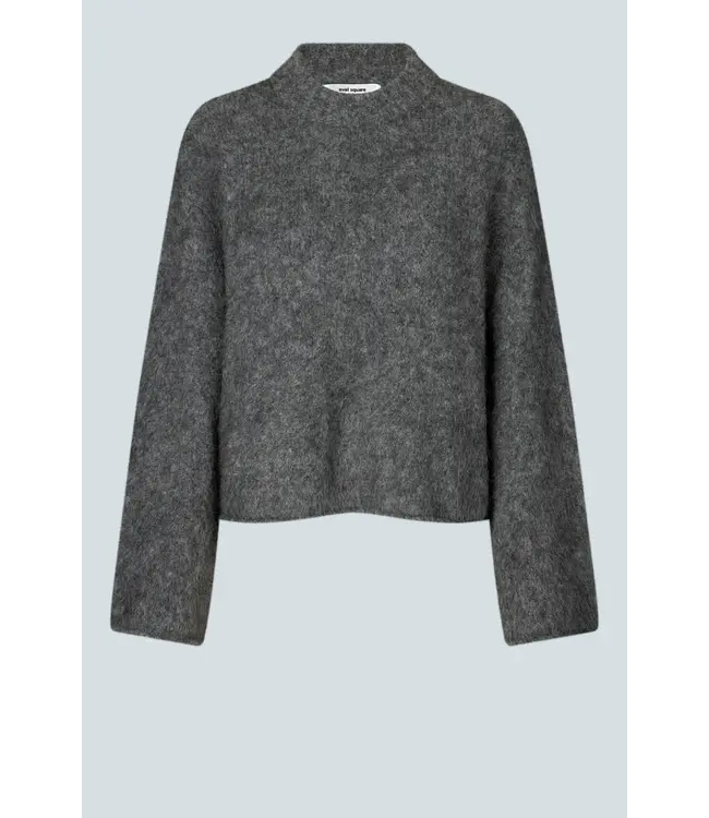 Cult Knit O-neck Dark Grey Melange