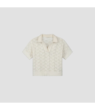 Ølaf Knitted Polo Off White